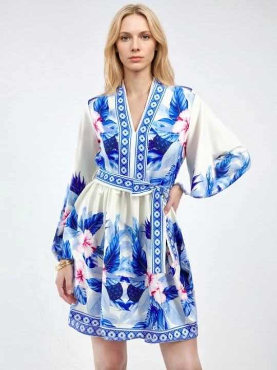 Foto van product MSN Collection Jurk blauw