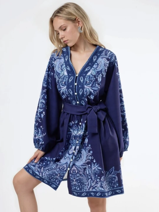Foto van product MSN Collection Jurk blauw