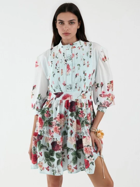 Foto van product MSN Collection Jurk gemengde kleuren