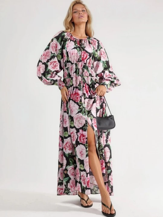 Foto van product MSN Collection Jurk gemengde kleuren