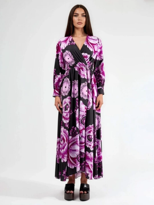 Foto van product MSN Collection Jurk pink / wit