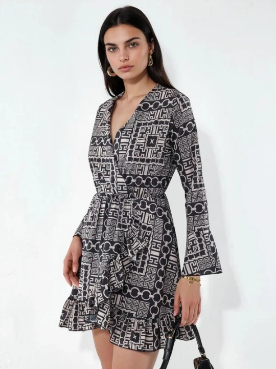 Foto van product MSN Collection Jurk taupe