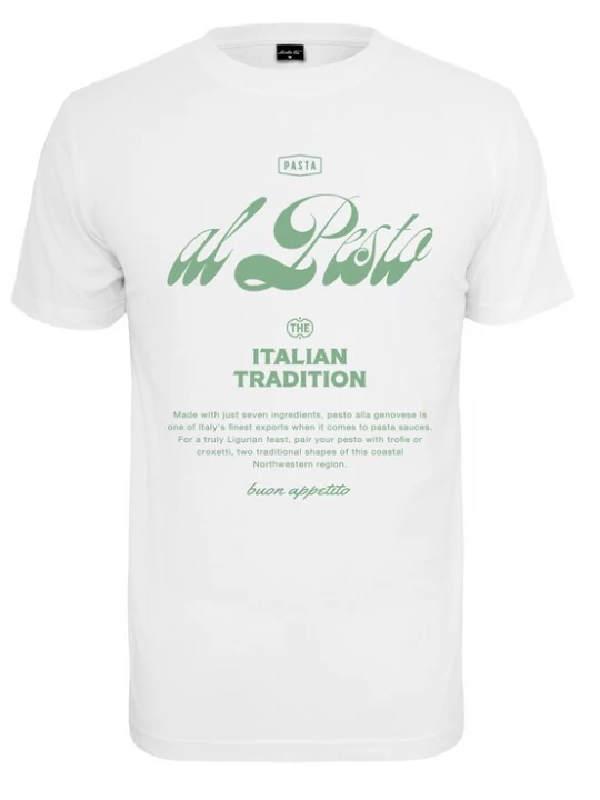 Foto van product MT Men Shirt 'Al Pesto' appel / wit