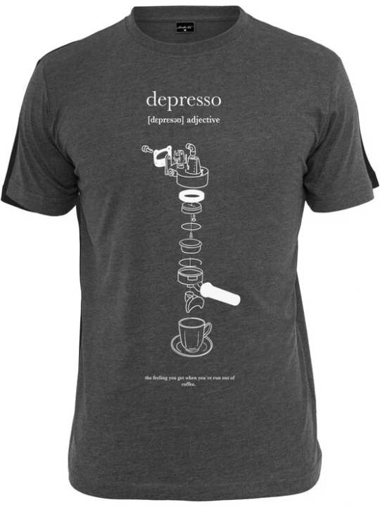 Foto van product MT Men Shirt antraciet / wit