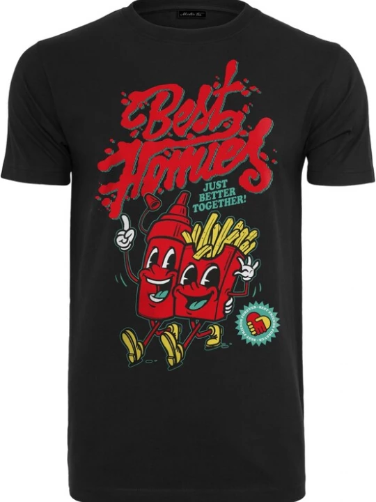 Foto van product MT Men Shirt 'Best Homies' gemengde kleuren / zwart