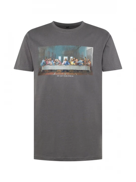 Foto van product MT Men Shirt 'Can´t Hang With Us' blauw / lichtbruin / donkergrijs / wit