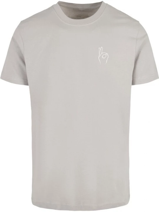Foto van product MT Men Shirt 'Easy Sign' grijs / wit