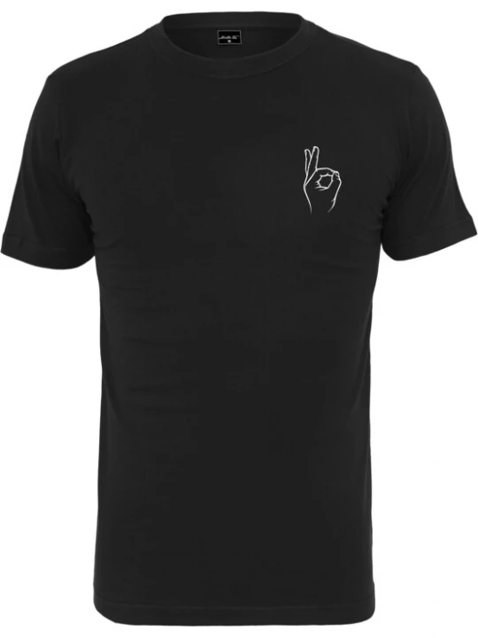 Foto van product MT Men Shirt 'Easy Sign' zwart / wit