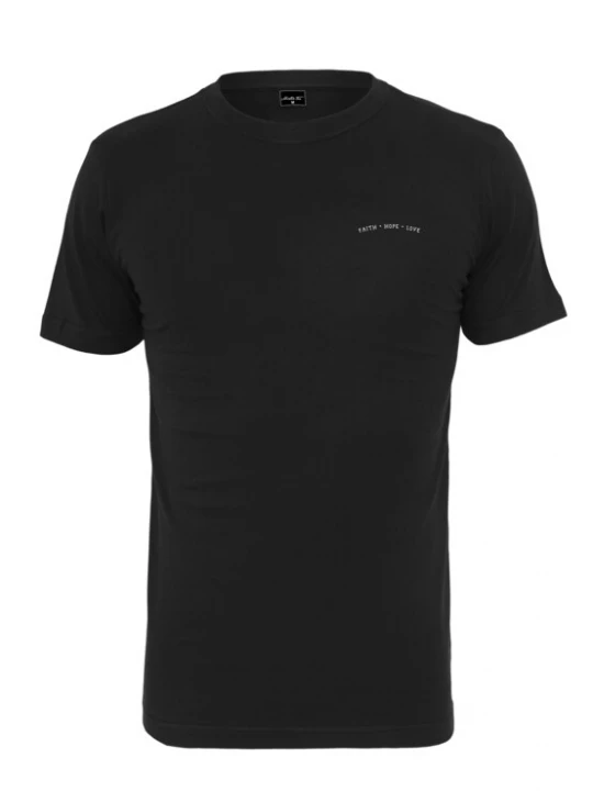 Foto van product MT Men Shirt 'Hope Faith Love' zwart
