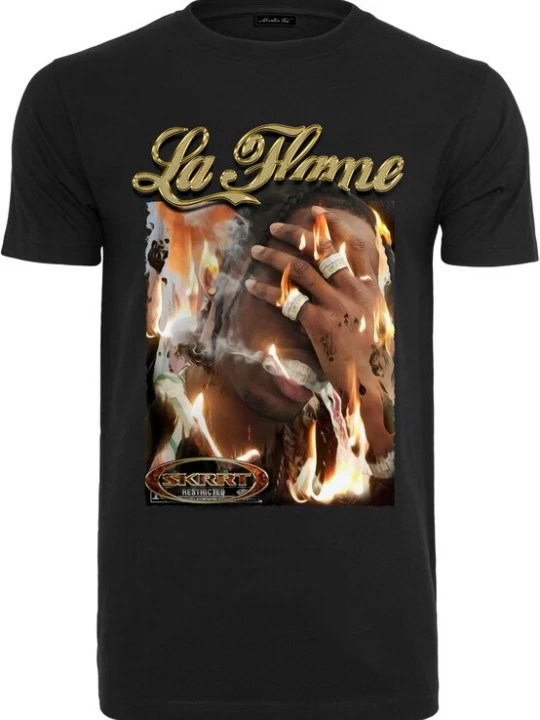 Foto van product MT Men Shirt 'La Flame' bruin / goud / lichtgrijs / zwart