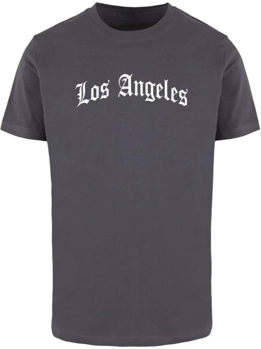 Foto van product MT Men Shirt 'Los Angeles' donkergrijs / wit