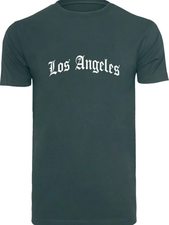 Foto van product MT Men Shirt 'Los Angeles' lichtgrijs / smaragd