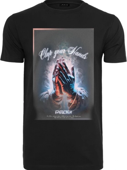 Foto van product MT Men Shirt neonblauw / oker / zwart / wit