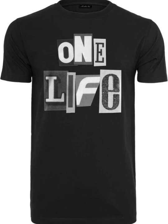 Foto van product MT Men Shirt 'One Life' antraciet / zwart / offwhite