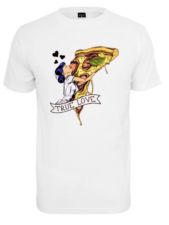 Foto van product MT Men Shirt 'Pizza Love' gemengde kleuren / wit