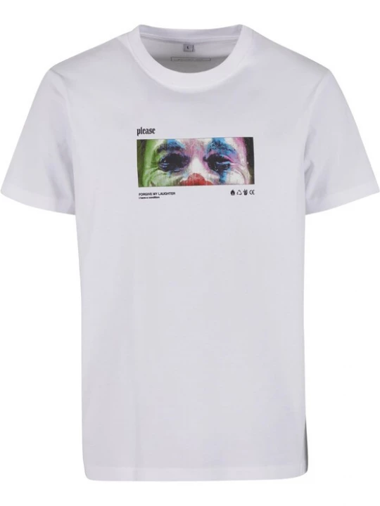 Foto van product MT Men Shirt 'Please' gemengde kleuren / wit