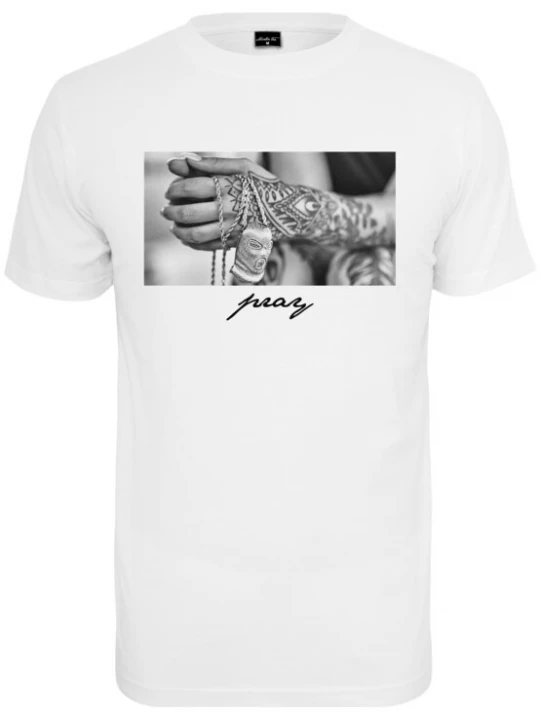 Foto van product MT Men Shirt 'Pray 2.0' grijs / wit