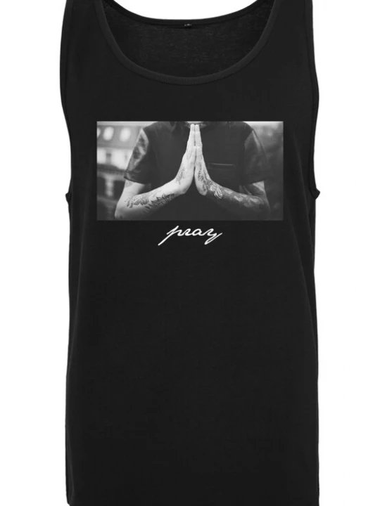 Foto van product MT Men Shirt 'Pray' zwart / wit