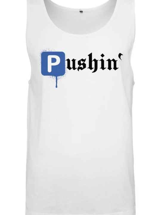 Foto van product MT Men Shirt 'Pushin' blauw / zwart / wit