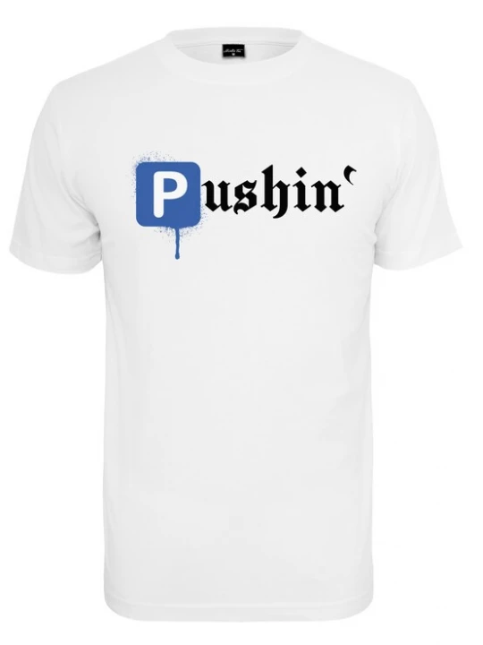 Foto van product MT Men Shirt 'Pushin' blauw / zwart / wit