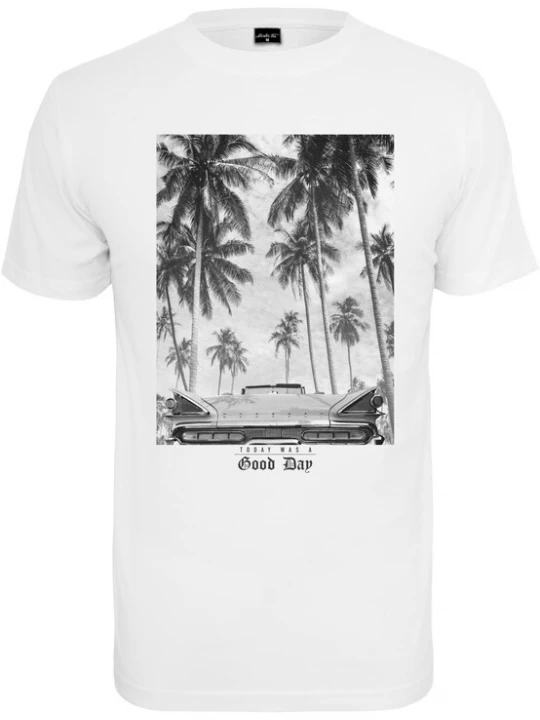 Foto van product MT Men Shirt 'Today Was A Good Day' grijs / lichtgrijs / zwart / wit