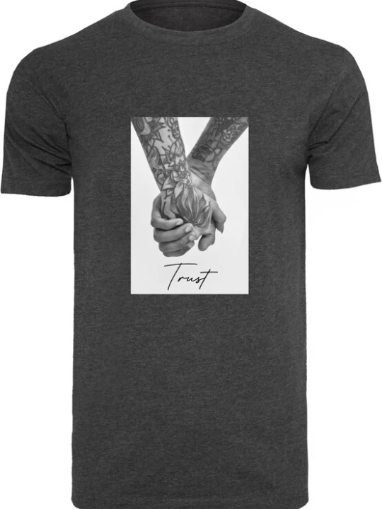 Foto van product MT Men Shirt 'Trust 2.0' antraciet / wit