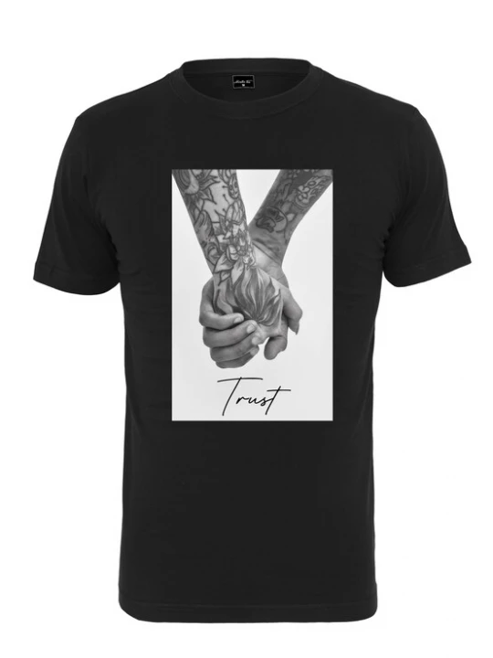 Foto van product MT Men Shirt 'Trust 2.0' zwart / wit