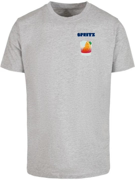 Foto van product MT Men Shirt 'Vintage Spritz' navy / grijs gemêleerd / rood