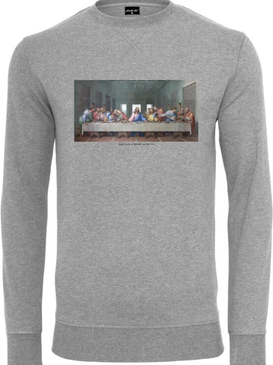 Foto van product MT Men Sweatshirt 'Can´t Hang With Us' hemelsblauw / brokaat / grijs gemêleerd / rosa