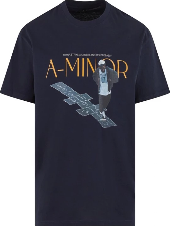 Foto van product MT Upscale Shirt 'A-Minor' blauw / navy / geel / grijs