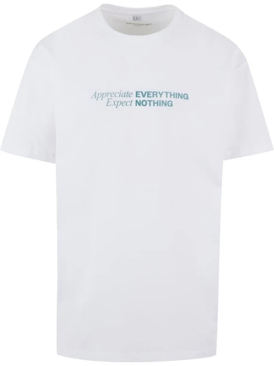 Foto van product MT Upscale Shirt 'Appreciate Expect' lichtblauw / wit