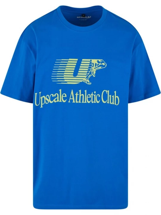 Foto van product MT Upscale Shirt 'Athletic Club' blauw / kiwi