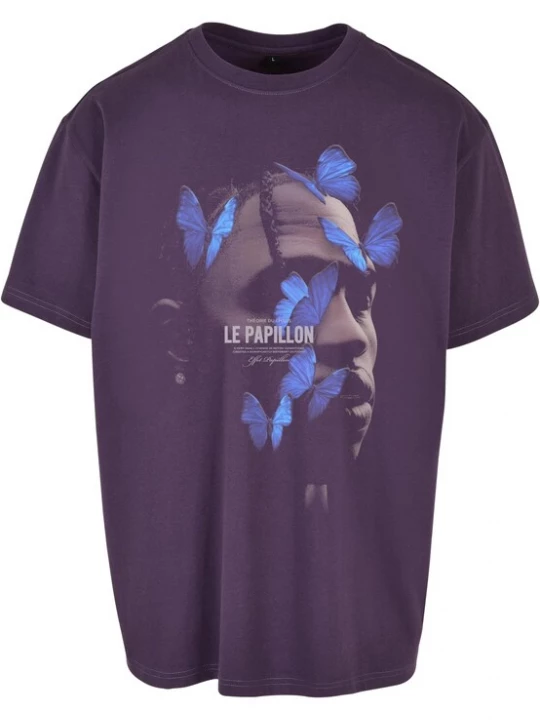 Foto van product MT Upscale Shirt azuur / greige / donkerlila