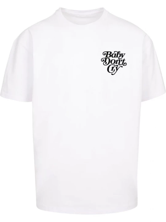 Foto van product MT Upscale Shirt 'Baby Don´t Cry' zwart / wit