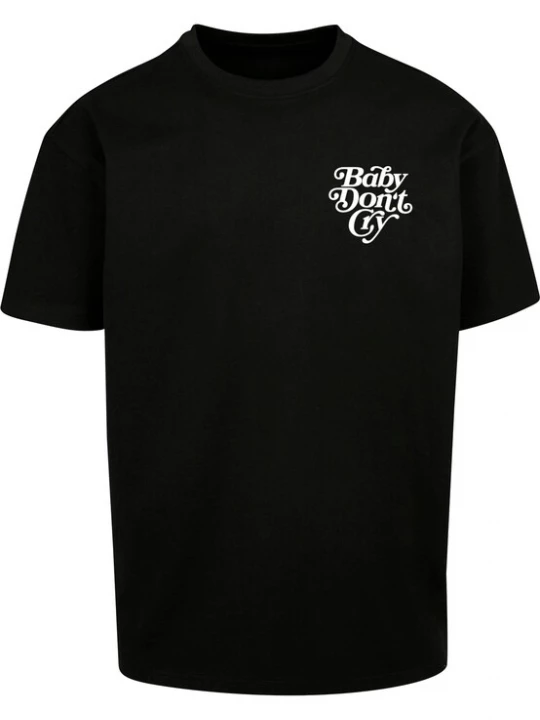 Foto van product MT Upscale Shirt 'Baby Don´t Cry' zwart / wit