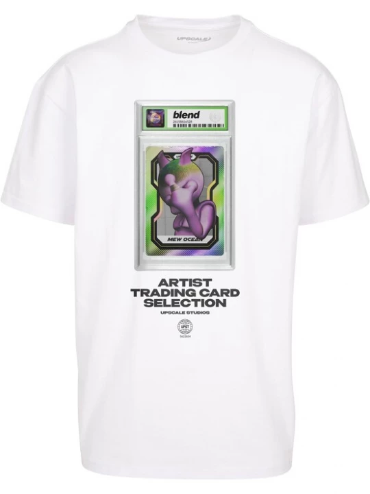 Foto van product MT Upscale Shirt 'Blend' groen / lila / zwart / wit