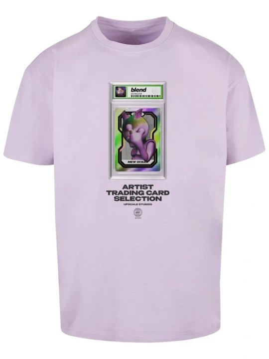 Foto van product MT Upscale Shirt 'Blend' lichtgrijs / lichtgroen / lichtlila / zwart