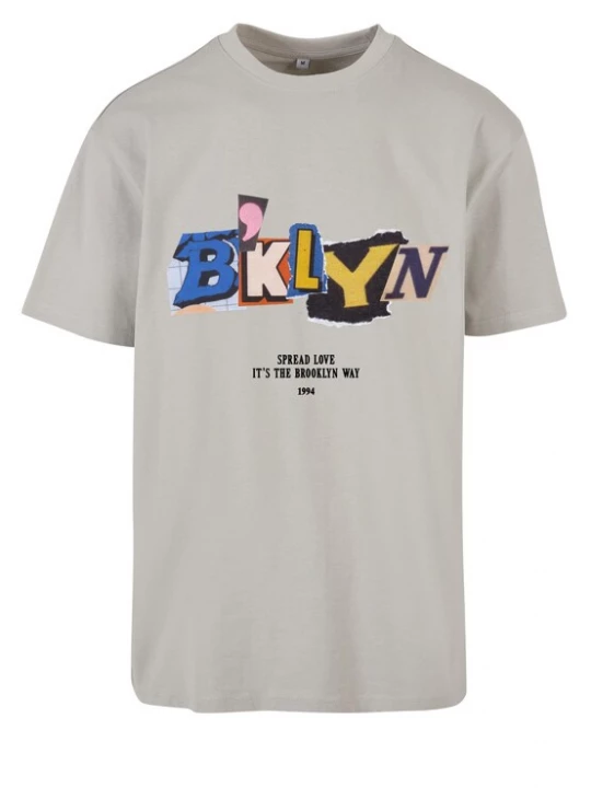 Foto van product MT Upscale Shirt 'Brklyn' blauw / geel / grijs / zwart