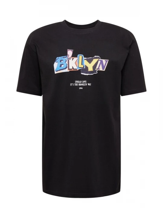 Foto van product MT Upscale Shirt 'Brklyn' grijs / donkergrijs / rood / zwart