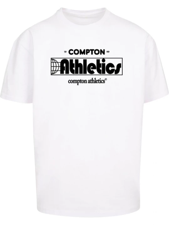 Foto van product MT Upscale Shirt 'Compton Athletic Club' zwart / wit