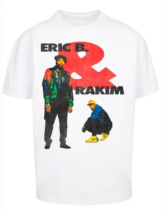 Foto van product MT Upscale Shirt 'Eric B & Rakim Sweat The Technique' geel / rood / zwart / wit