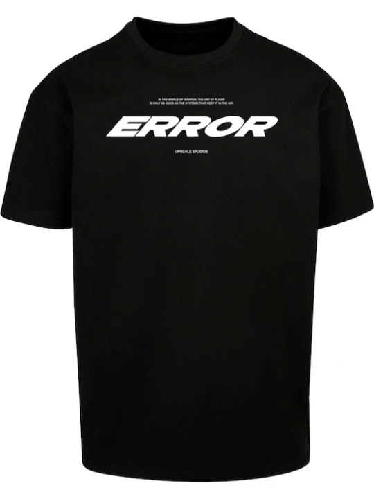 Foto van product MT Upscale Shirt 'Error Wording' zwart / wit