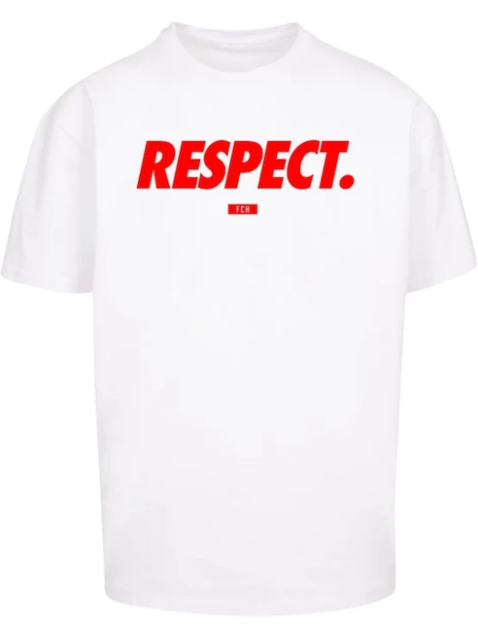 Foto van product MT Upscale Shirt 'Football's coming Home Respect' rood / wit