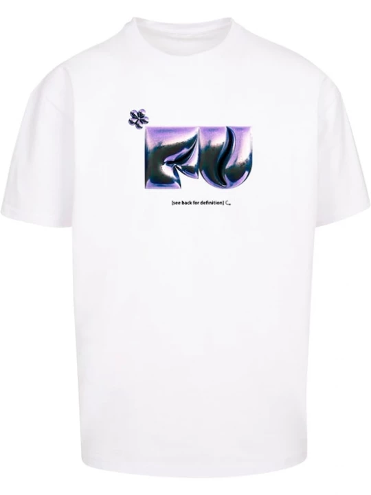 Foto van product MT Upscale Shirt 'FU' lila / zwart / wit
