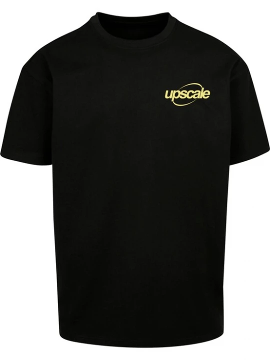 Foto van product MT Upscale Shirt 'Good Life Quest' citroengeel / zwart