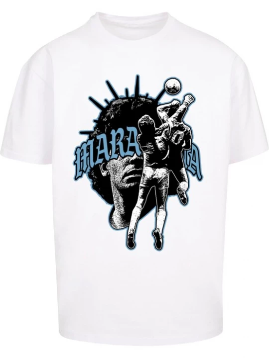 Foto van product MT Upscale Shirt 'Hand Of God' azuur / grijs / zwart / wit