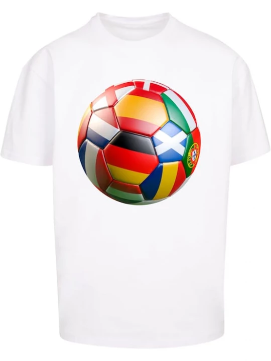 Foto van product MT Upscale Shirt 'Home Europe' blauw / donkergeel / rood / wit
