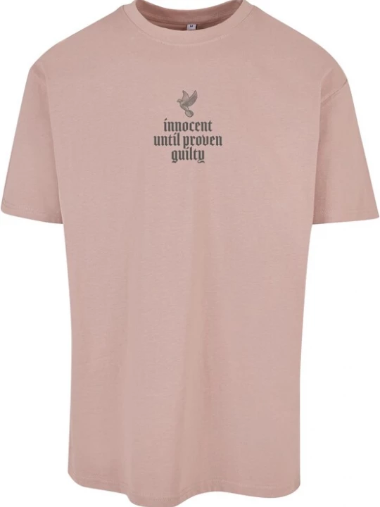Foto van product MT Upscale Shirt 'Justice' rosé / zwart
