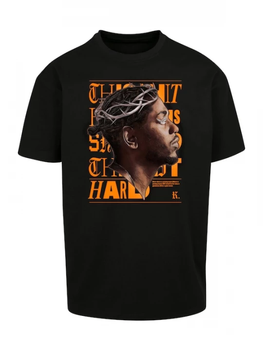 Foto van product MT Upscale Shirt 'K-Dot' beige / bruin / oranje / zwart