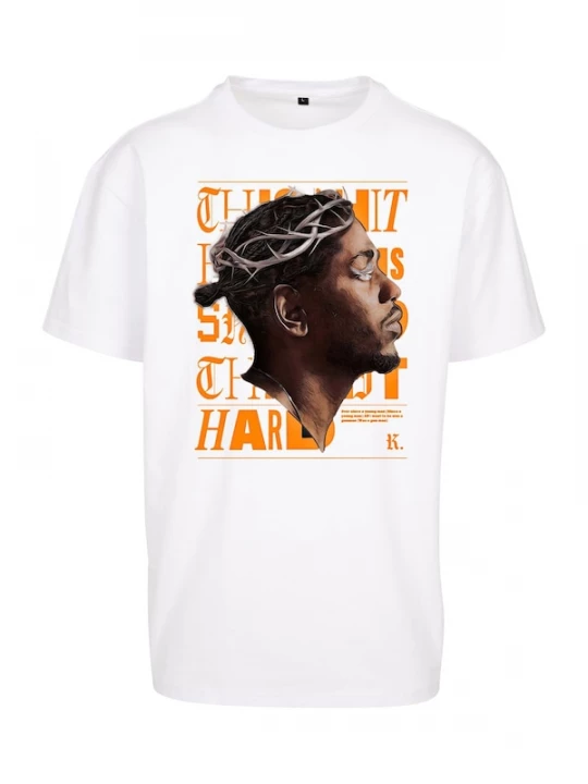 Foto van product MT Upscale Shirt 'K-Dot' bruin / oranje / zwart / wit